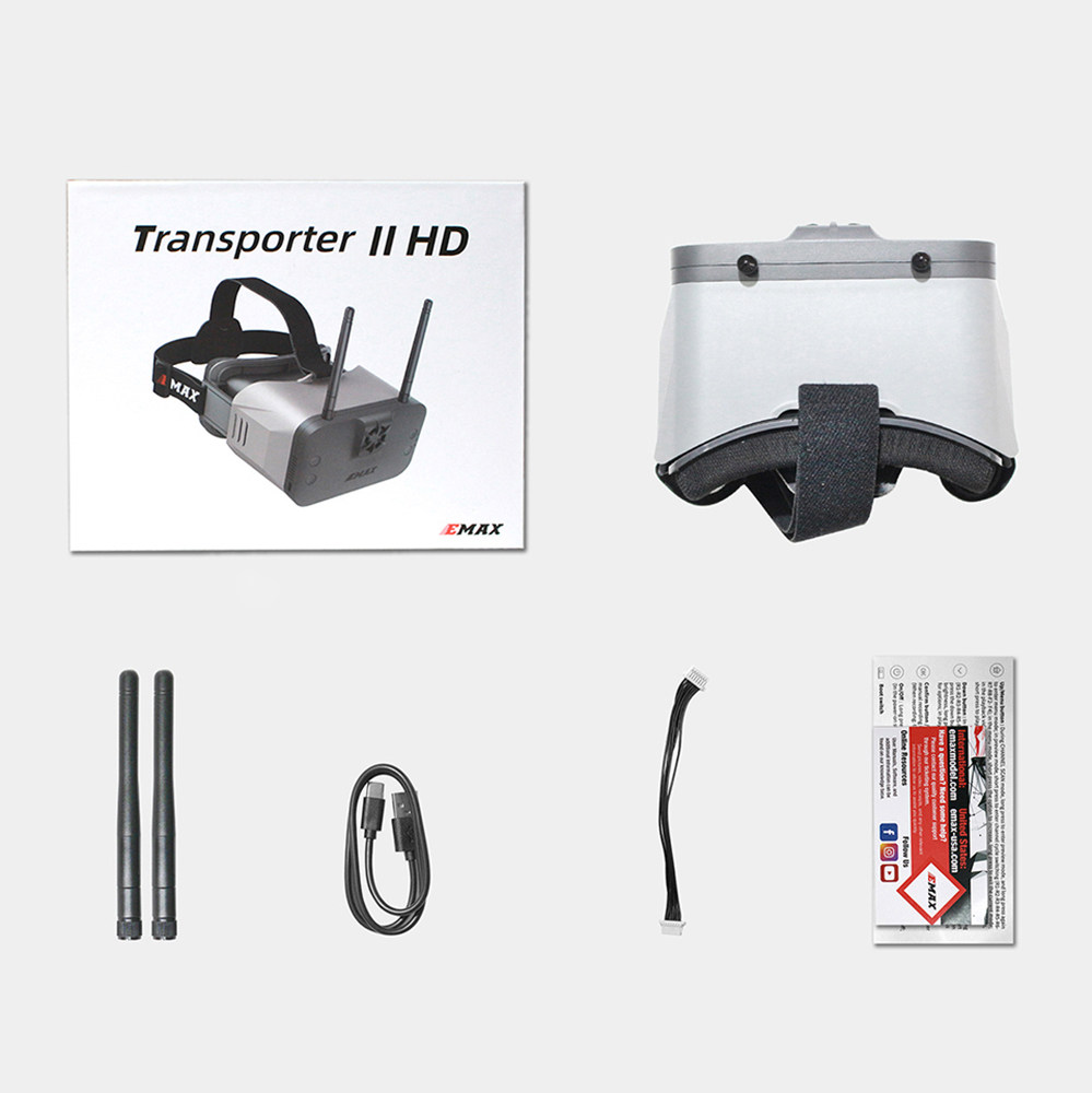 EMAX Transporter II HD Digital - đánh giá và giá Hdzero Goggles Fpv Digital Hd