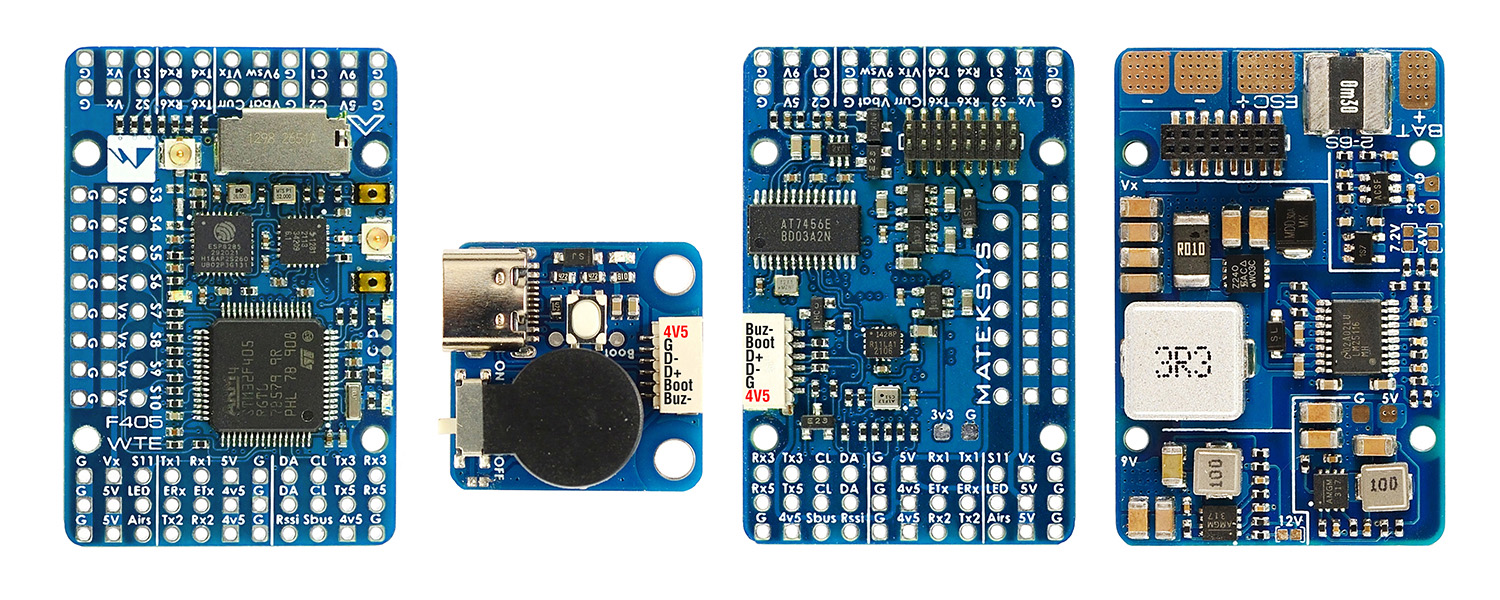 Matek Mateksys Flight Controll - đánh giá và giá Mateksys Flight Controller F405 Wte