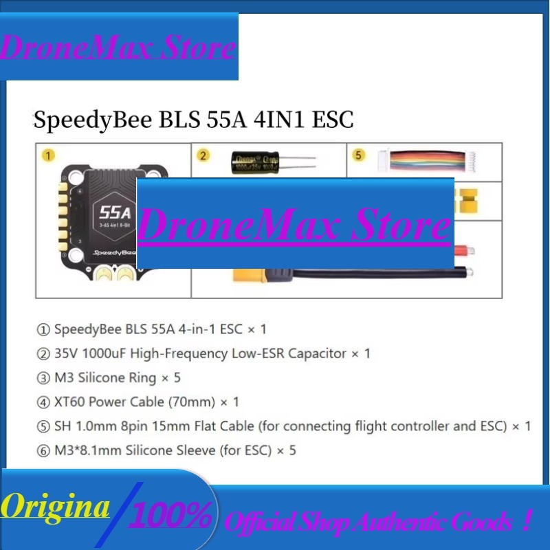 DroMa1pcs/lot NEW Speedybee F4 - đánh giá và giá Speedybee F405 V4 Bls 55A Stack