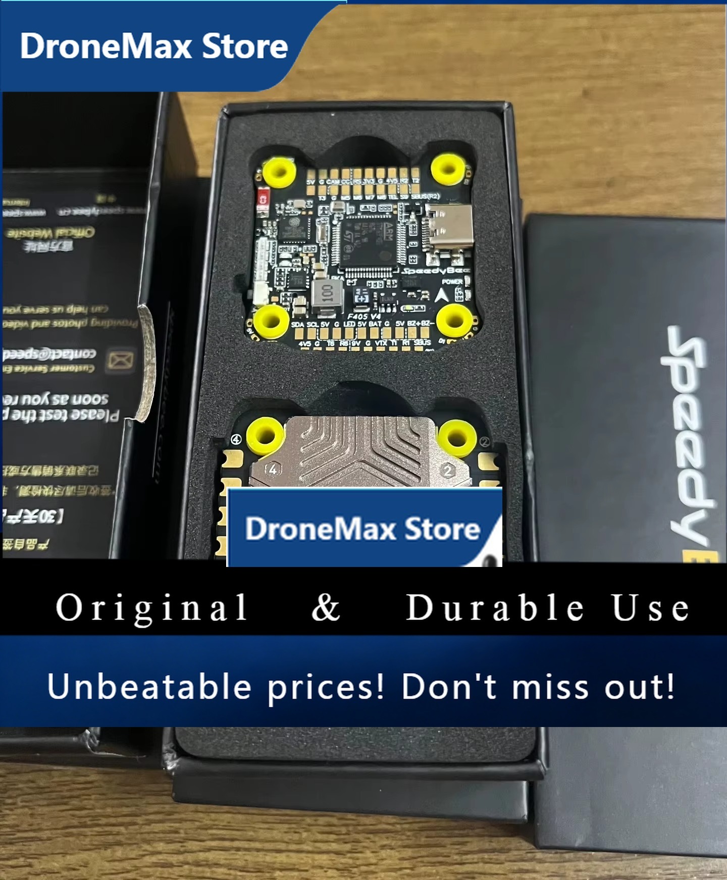 DroMa1pcs/lot NEW Speedybee F4 - đánh giá và giá Speedybee F405 V4 Bls 55A Stack